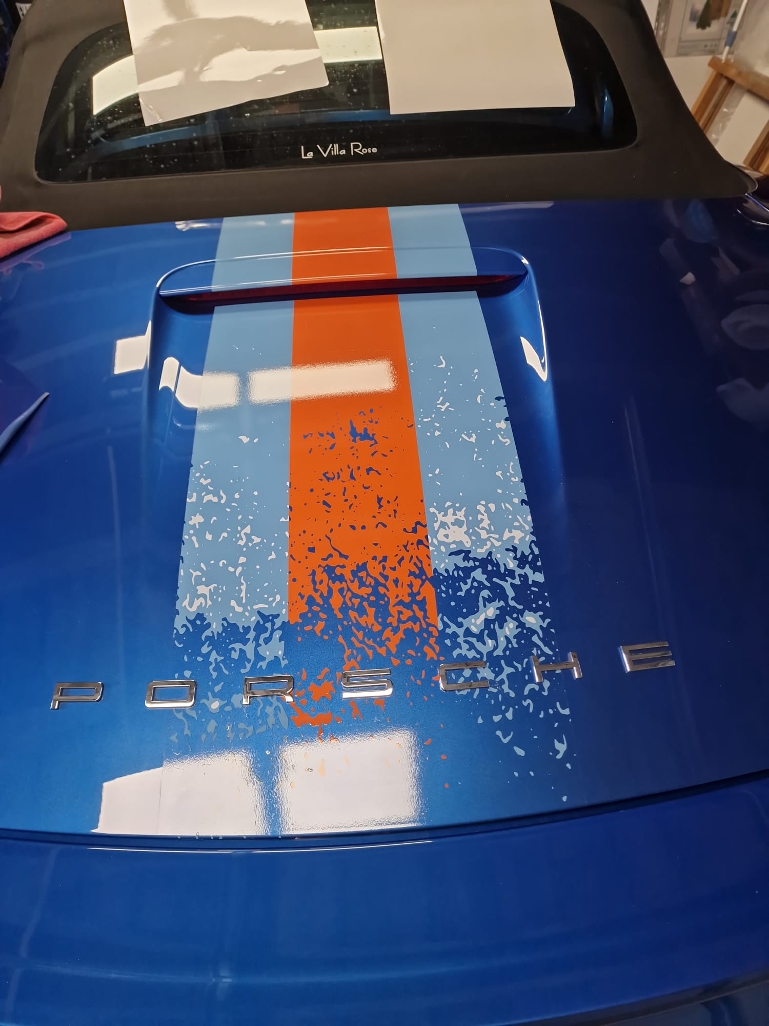 Covering automobile
